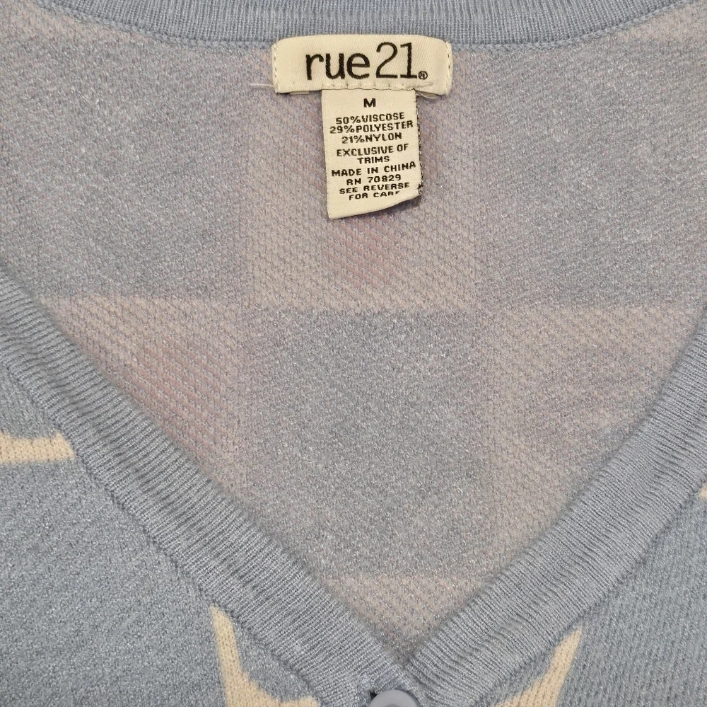 Button Up Checkered Cardigan - Picture 3 of 5